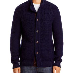 Bloomingdale's Suede-Trimmed Cardigan